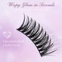 80PCS (8-15mm) Of Eyelash D Curly Mink Eyelash Expansion Kit, Natural Appearance And Soft Personal Long Eyelashes. Lash Clusters, Eyelash Clusters, Individual Eyelashes, Lashes, Lashes - 黑色 - 查看 8