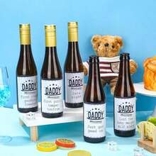Honoson 10pc Baby Bottle Labels Beer Labels New Baby Gift Essentials For Mom And Dad First Milestones Wine Bottle Stickers - / - View 4