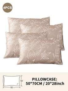 1pc/2pcs/4pcs Floral Print Pillowcase, Breathable Soft Comfortable, Envelope Closure Suitable For Bedroom Sofa Home Decor, Retro Style Bedroom Living Room Home Decor, Pillow Insert Not Included, Suitable For All Seasons - Multicolor - View 25