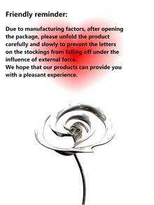 1pc Women's Black Gothic English Letter Sheer Tights, Skinny Pants, Suitable For Women Weighing 40-60kg - Black - View 4