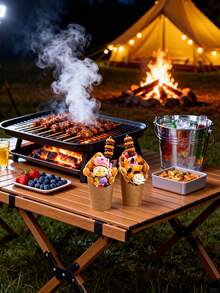 5/10/50个装一次性鸡蛋仔纸杯 - 斜角牛皮纸圆筒，适用于薯条、冰淇淋和小吃，是后院烧烤、野餐和派对的理想食品容器，新旧款式随机发货 - 野餐杯 - 查看 2