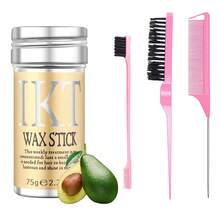 ikt Women's Hair Wax Styling Set, Includes Hairline Brush, Wooden Handle Comb And Pointed Tail Comb, Can Be Used To Smooth Flyaways, Create Sleek Ponytails, Styling And Daily Hairstyles - Multicolor - View 14