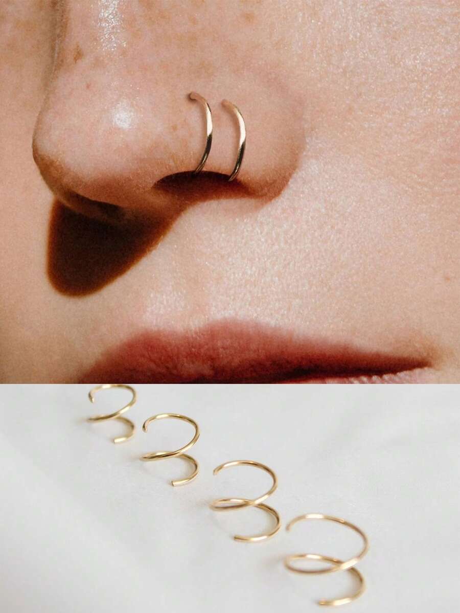 Women Fine Facial Jewelry - Nose Ring - View 1