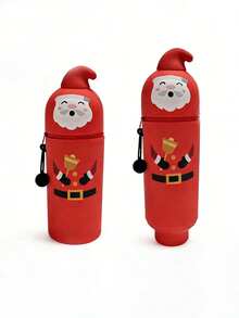 1个硅胶蜜蜂图案二合一铅笔盒，动物造型铅笔盒，采用柔软硅胶材质，可用于收纳学习用品、钢笔、尺子等，是返校季、假期、学习用品和日常用品的理想之选。 - 均碼 - 查看 23