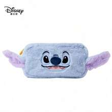 迪士尼毛绒铅笔盒，可爱有趣的造型，大容量收纳袋，疯狂动物城卡通图案，Judnick文具包，男女通用，学习用品，返校礼物 - A毛絨筆袋 - 查看 12
