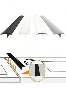 21/25/30inch,Stove Counter Gap Cover T-Shaped Silicone Rubber Strip For Kitchen Oil-Gas Slit Filler Heat Resistant Mat Oil Dust Water Seal,(White/Gray/Black)-ASDF - Multicolor - View 4