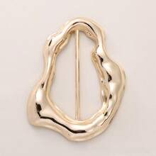 1pc Metal Scarf Loop Fastener, Hijab Buckle - Scarf Buckle - View 2
