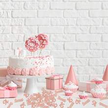 Conjunto de 80 peças de confetes multicoloridos rosa com glitter para decoração de mesa de festa de 16 anos, com o número 16. - Multicolorido - Ver 12