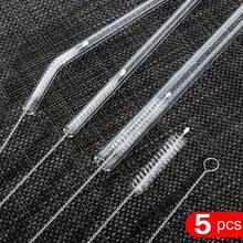 1/5pcs, Straw Cleaning Brush, Straw Brush, Tube Cleaning Brush, Long Brush For Straws, Water Bottle, Crevice, Multipurpose Kitchen Cleaning Brush, Cleaning Supplies - A - View 5