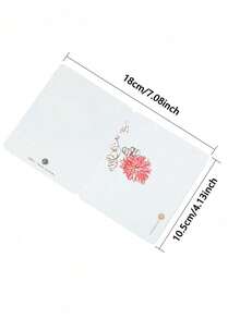 10pcs Chinese Style Minimalist Classical Greeting Cards, Folding Gift Cards With Blessing Messages For Festivals, Birthdays - Multicolor - View 5