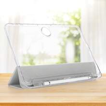 白色纯色防震基础款平板电脑保护套，三折设计，透明笔槽，时尚美观，是时尚达人的理想之选。兼容荣耀平板 X8a、荣耀平板 X9、荣耀平板 V9 11.5 英寸 2025、荣耀平板 X9 Pro 2025、荣耀平板 X8 Pro、荣耀平板 9、荣耀平板 V8 Pro 12.1 英寸、荣耀平板 10 12.1 英寸、荣耀平板 MagicPad 2、荣耀平板 GT Pro、MatePad 11、MatePad SE 11 英寸、MatePad 11.5 英寸 S、MatePad Air 2024。专用平板电脑保护套，春季礼物，生日礼物佳选。 - 灰色 - 查看 6