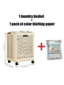 可折叠洗衣篮，大容量，适用于浴室、客厅、卧室、家庭、厨房、宿舍、办公室、收纳、整理、垃圾桶、礼品篮 - 多色2 - 查看 14