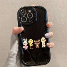 おしゃれなスマホケース  11/12/13/14/15/15pro/15 Plus/15 Promax/7plus/8plus/11pro/12pro/13pro/14pro/11promax/12promax/13promax/14promax/14plus/5 - ブラック - チェックする 6