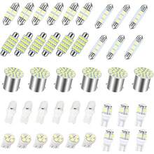 42 PCS LED para coche T10,Kit de Bombillas LED para Coche,Luces Interiores del Auto,utilizada para interiores de automóviles/domo de mapas interiores/maletero/luces de matrícula, etc. - 1 - Ver 9