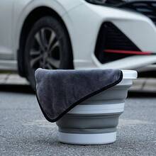0.79/1.32/2.64 Gallon Collapsible Silicone Bucket - Portable, Space-Saving, Durable Design | Easy To Clean And Store | Suitable For 100+ Scenarios, Great For Car Washing, Outdoor Fishing, Travel And Home Organization - Perfect For Camping - Multicolor - View 9