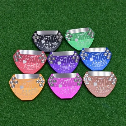  PT1 Limited Edition, Nine Elenev Golf Putter, CNC Milled 6061 Aviation Aluminum, Plasma Anodized, Auto-Balanced Face And Alloy Sole Screws, Zero Torque. Golf Club Head