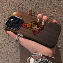 Logotipo de los Ottawa Senators en madera roja y dorada. Este elegante estuche es compatible con Samsung, Apple, VIVO, OPPO, , Transsion, ,  y Honor. Fabricado en silicona TPU, ofrece protección contra golpes y caídas, además de una sensación superior. Es un regalo ideal para familiares, amigos y seres queridos, y una opción perfecta para San Valentín y Año Nuevo. - Negro - Ver 5