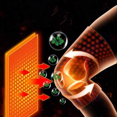 USB Powered Dual Knee Heating Massager - With 3 Heating Modes - & Plug & Play USB - Ideal Gift For Home & Travel - Knee Heating Massager, Suitable For Elderly Use