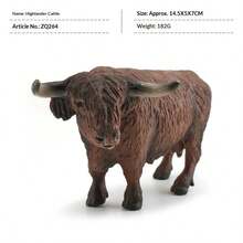 Realistic Farm Animal Model Figurines - Buffalo, Bull, Rhinoceros, Yak - Early Education Toys - Suitable For Couples, Cats, Women, Men, Christmas, Toys, Demons, Interactive, Party Games, Birthday Gifts, Holiday Gifts, Perfect Gifts - Multicolor - View 18