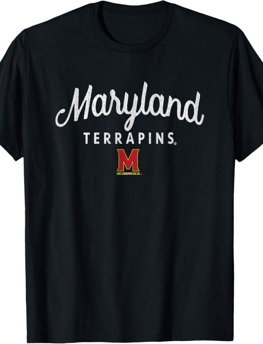 Maryland Terrapins Flip The Script Vintage Logo T-Shirt - màu đen - Xem 1