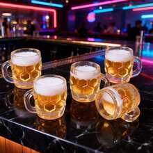微缩逼真娃娃屋配件 - 玩具啤酒杯，适用于角色扮演微场景装饰 - 彩色 - 查看 5