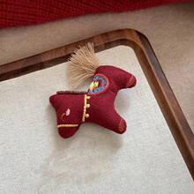 Year Of The Horse Limited Edition - Unique Fabric Horse Brooch For Women, Decorative Pin For Sweaters - Multicolor - View 6