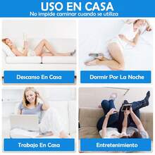Corrector de Juanetes Con Pivote Ajustable,Férula para Juanetes Universal para Ambos Pies con Perilla de Ajuste Multiángulo,Bunion Corrector para Hombres y Mujeres (Gris, 1 pieza) - Gris - Ver 8