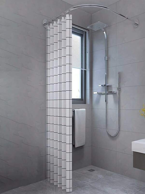 Barra de agarre de acero inoxidable en forma de L ajustable - Estilo internacional de moda, accesorio de baño con marco de metal, extensible, ángulo preciso