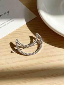 1件装热门！闪亮钻石发夹套装，星月花朵侧夹，奢华星月发夹，闪亮钻石刘海侧夹，斋月开斋节星月发夹，奢华闪亮水钻头巾侧夹，女士 - 彩色 - 查看 28