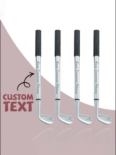50pcs Customized Golf Club Ballpoint Pens, Creative Ballpoint Pens, Personalized Ballpoint Pens, Personalized Golf Club Pens, Suitable For School, Students, Office, And Gag Gifts