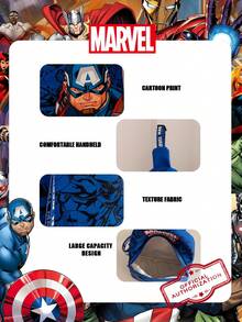 1 Túi đeo chéo chính hãng Marvel/Họa tiết Người Sắt, Túi đeo chéo thường ngày cho bé trai, Túi đeo ngực nhẹ có dây đeo điều chỉnh được, Ví đựng tiền xu hoạt hình, Lý tưởng cho bé trai, người hâm mộ trẻ tuổi, học sinh, Hoàn hảo cho việc đi học hàng ngày, vui chơi ngoài trời, tham quan công viên giải trí, các chuyến đi nghỉ mát, Tiện lợi để đựng đồ ăn nhẹ. - Nhiều màu - Xem 12