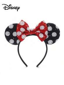 Disney 1个迪士尼米奇米妮蝴蝶结发箍，派对/主题公园/节日发饰 - 彩色 - 查看 7