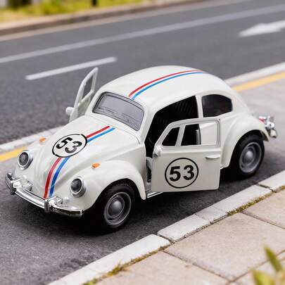 1:36 Scale Alloy Classic Retro Car Model, Alloy Toy Car, Collectible, Openable Doors, Detailed Interior, Suitable For Birthday Gifts, Teenager Gifts, Father's Day Gifts, Party Favors, Halloween Gifts