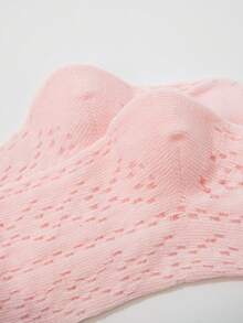 3 Pairs Random Children Lace Trim Ankle Socks, Sweet Princess Socks, Elegant Dance Socks - Multicolor - View 4