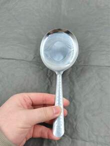 1pc/2pcs Large Stainless Steel Self-Serve Spoon, Big Serving Spoon, Party Catering Buffet Spoon, Dishwasher , Silver Kitchen Spoon, Suitable For Restaurants, Hotels And Other Occasions, Practical Kitchen Utensil - Multicolor - View 16