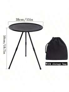 3-In-1 Ultra-Light Folding Camping Table, Suitable For Yard, Fishing, Hiking, Picnic, Camping, Beach, BBQ, Park And More. Portable Outdoor Backpack Table & Chair Set With Storage Bag - Multicolor - View 7