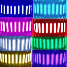 al por mayor 10 unids/lote 12Vódulos Led multicolores COB luz de fondo tienda impermeable IP65 decoraciones navideñas blanco cálido 9WR3 - Rosa - Ver 4