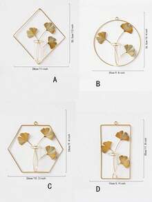 1 Stück Eisenvase, hochwertige Dekoration im Ins-Stil, hydroponischer Pflanzentopf, kreative Wanddekoration für Zuhause - mehrfarbig - Übersicht 3