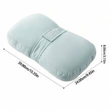 Almohada de rodilla para personas mayores, almohada de apoyo para piernas para dolor de cadera y espalda, felpa, cinturón deón y lavable aáquina - Gris - Ver 8