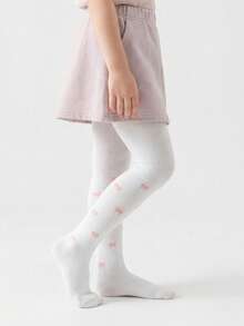 2件組女童休閒印花內搭褲，簡約休閒風，春夏秋日常穿著 - 彩色 - 查看 4