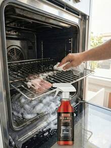 jakehoe 1pc 100ml Magic Kitchen Bubble Cleaner, Rich Foam Degreaser Spray For Air Fryer, Oven, Microwave & Range Hood, Removes Burnt Grease & Oil, Rinse-Free Cleaning Foam, Household Gadget - Multicolor - View 12