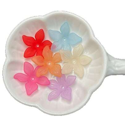 ABS珍珠蝴蝶结饰品配件，DIY手机链项链手链吊坠配件带孔鞋配件