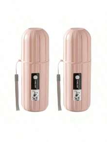 1pc Travel Toothbrush Cup, Portable Tooth Brushing Cup, Dental Kit Cup, Toothbrush Holder Set - Multicolor - View 1