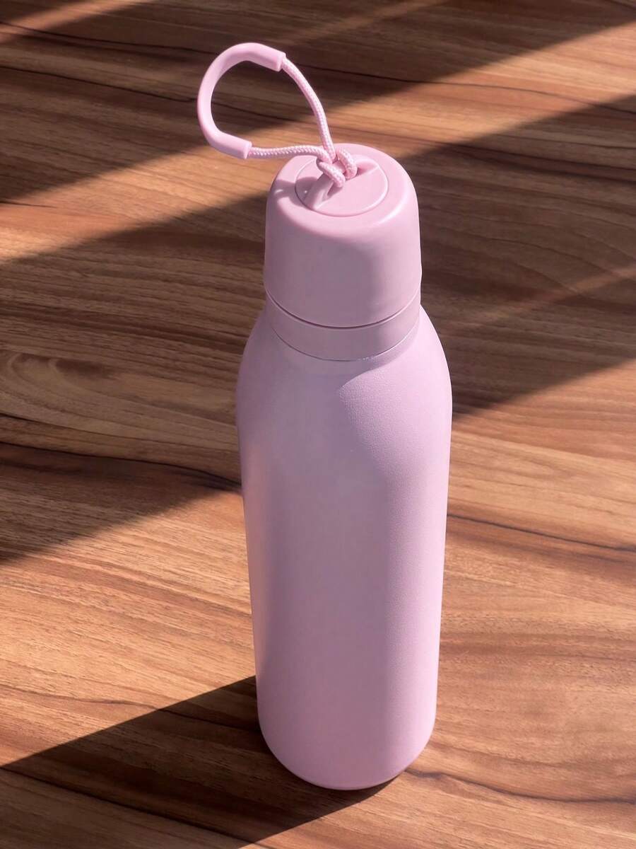 Botella Térmica Termo 750 ml Frío y Caliente con Popote | Acero Inoxidable, Hermética, Reutilizable, Ideal Agua Café Bebidas - Lila Púrpura - Ver 1