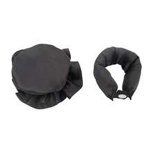 1套免加热卷发套装，包含免加热卷发器，适用于夜间造型和受损卷发，睡眠发带造型工具，免加热卷发 - 黑色 - 查看 12