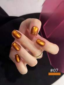 12毫升情人节高密度金红粉棕玻璃珠猫眼凝胶指甲油 2026 秋冬春季美甲美拉德琥珀凝胶美白百搭当季流行美甲艺术美甲沙龙居家DIY美甲用品 - 彩色 - 查看 24