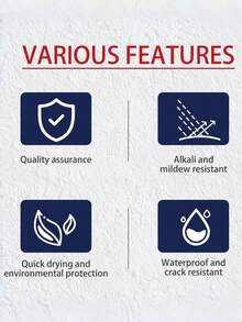 jakehoe 杰克豪；墙面修补膏；墙面修补滚筒；墙面涂料滚筒；墙面修补剂；墙面清洁剂；恢复墙面原有的洁净洁白外观 - 液體 - 查看 7