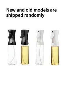 1pc Oil Spray Bottle, High Pressure Spray Bottle, Ultra Fine Water Mist Refilling Bottle, Oil Sprayer Dispenser, Refillable Spritzer Bottle, Household Kitchen Barbecue Olive Oil Spray Bottle - Multicolor - View 3