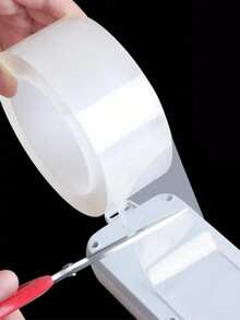 1 Roll, 2cm/0.78 Inch Wide, Reusable, Strong Adhesive, Multi-Purpose Waterproof Transparent Double-Sided Tape - Suitable For Home, Kitchen, Office And Car. Super Strong Double-Sided Tape, Super Sticky Non-Slip Tape, Waterproof Clear Tape, Applicable To Kitchen, Bathroom, Studio And Other Scenarios. Strong Residue-Free Double-Sided Tape, Multi-Scene Use, Can Be Cut - Round - View 10