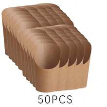 5/10/50个装一次性鸡蛋仔纸杯 - 斜角牛皮纸圆筒，适用于薯条、冰淇淋和小吃，是后院烧烤、野餐和派对的理想食品容器，新旧款式随机发货 - 野餐杯 - 查看 12